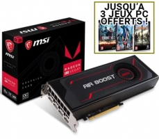 Carte graphique MSI - Radeon RX Vega 56 Air Boost 8G OC + 3 jeux offerts