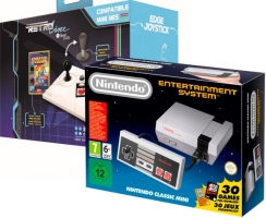 Console Nintendo Classic Mini NES + Joystick EDGE + Livre Code de Triche