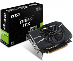 Carte Graphique MSI GeForce GTX 1070 AERO ITX 8G OC (+ 2000 V-Bucks et un pack Contre-attaque Fortnite)