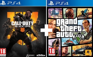 Call of Duty Black OPS 4 + GTA V ou PES 2019 + Rocket League - Edition Collector 