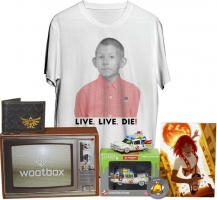 Wootbox Oldschool : T-Shirt - Malcom - Dewey (Taille M) + Figurine Titan Ghostbusters + Portefeuille Zelda + Cadre - Le Cinquième Élément + Pin's