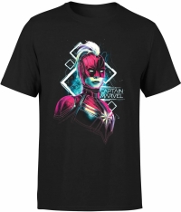 T-Shirt Captain Marvel Neon (Homme / Femme / Enfant - Taille S à 5XL)
