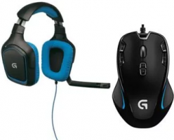 Pack Gamer : Casque Logitech  G430 + Souris G300S Refresh