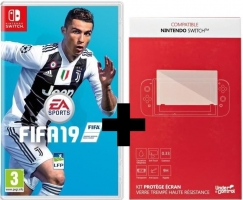 FIFA 19 + Protège Ecran en Verre Trempé