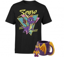 Lot Spyro Officiel : T-shirt + tasse + porte-clés