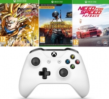 Manette pour Xbox One / PC + Dragon Ball Fighterz + PlayerUnknown's Battleground + Need for Speed Payback