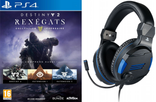 Micro-Casque BigBen Stéréo V2 + Destiny 2 : Renégats - Collection Légendaire