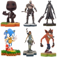 Toutes les Figurines Totaku en Promo (Kratos, Lara Croft, Crash Bandicoot, Sonic...)