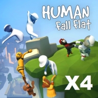 4 Exemplaires du jeu Human : Fall Flat (Steam - Code)