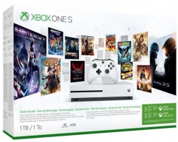 Console Xbox One S - 1To + Abonnement Xbox Live & Game Pass de 3 Mois