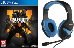 Micro-Casque - Konix PS-400 + Call of Duty Black OPS 4