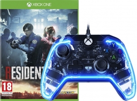 Manette pour Xbox One - PDP Afterglow Prismatic - Filaire + Resident Evil 2