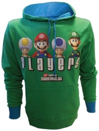 Sweat à Capuche - Super Mario Bros Wii - Players (Taille S / L / XL)