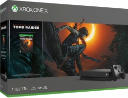 Console Xbox One X - 1To + Shadow of the Tomb Raider
