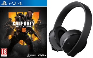 Days of Play 2019 : Micro-Casque PS4 sans Fil - Gold Edition - 7.1 + Call of Duty Black OPS 4