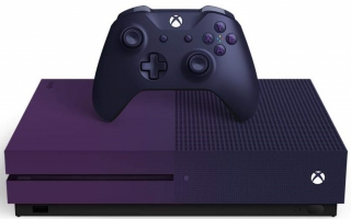 Console Xbox One S - 1To - Edition Limitée Fortnite Violette + Skins & 2000 V-Bucks
