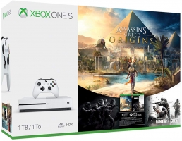 Console Xbox One S - 1To + Assassin's Creed Origins + Rainbow Six Siege ou Forza Horizon 3 + Hot Wheels