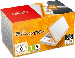 Console New Nintendo 2DS XL (Blanc / Orange)