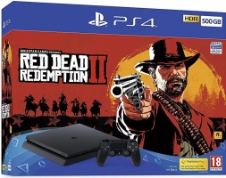 Console PS4 Slim - 500Go + Red Dead Redemption 2