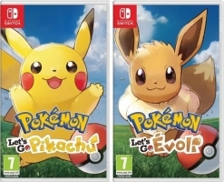 Pokemon Let's Go Evoli ou Pikachu 