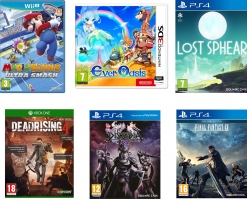 Sélection de Jeux Vidéo En Promotion - Exemple : Mario Tennis Ultra Smash / Lost Sphear / Ever Oasis