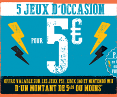 5 Jeux d'occasion