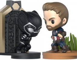 Figurine PODZ - Diaorama Black Panther ou Captain America