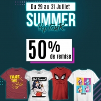 - 50% sur une Sélection de T-Shirts