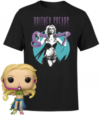 T-Shirt - Britney Spears - Slave 4 U Live (Homme / Femme - Tailles S à 5XL) + Figurine POP - Britney Spears
