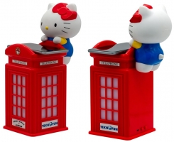 Chargeur sans Fil à Induction & Veilleuse - Hello Kitty - Cabine Téléphonique London