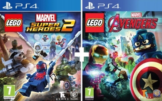 Marvel Super Heroes 2 + LEGO Ninjago Le film Le jeu vidéo sur Xbox One ou Marvel Super Heroes 2 + Lego Marvel's Avengers sur PS4
