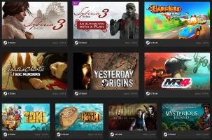 Bundle Enchanted : Syberia 3 (avec DLC) + Yesterday Origins + Toki + Agatha Christie + Fort Boyard + Curse + Moto Racer 4 + Garfield Kart + Returns to Mysterious Island (Steam - Code)