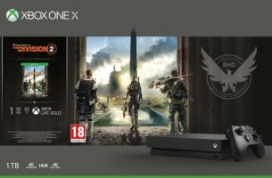 Console Xbox One X - 1To + The Division 2 + Anthem + Pack Apex Legends Founder's + 45€ Offerts