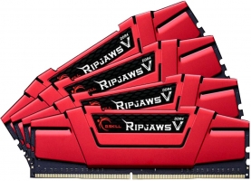 4 Barrettes de Mémoire PC - DDR4 - 8Go (32Go) - G.SKILL Ripjaws V - 2666 MHz - CL19