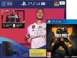 Console PS4 Pro - 1To + FIFA 20 + Call of Duty : Black Ops 4