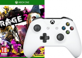 Manette Pour Xbox One / PC (Noir ou Blanc) + 1 Jeu