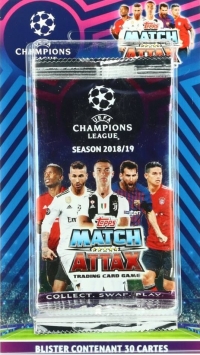 Cartes UEFA Champions League - Match Attax - Blister de 6 Sachets (30 Cartes - 2018 / 2019) 