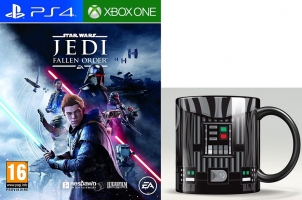 Star Wars Jedi : Fallen Order + Mug 3D - Dark Vador + 15€ Offerts