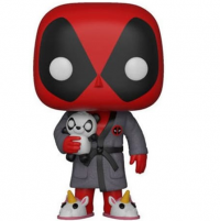 Figurine Funko Pop Deadpool en robe de chambre