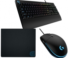 Clavier Logitech G213 Prodigy + Souris G203 Prodigy + Tapis G240