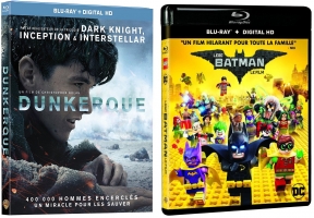 Film Dunkerque ou Lego Batman - Blu-Ray
