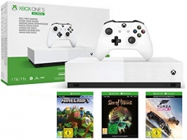 Console Xbox One S All Digital - 1To + Sea of Thieves + Forza Horizon 3 + Minecraft