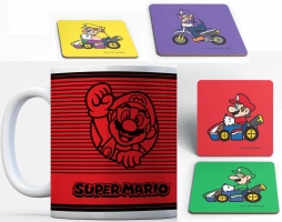 Dessous de Verre Mario + Tasse 