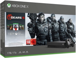 Console Xbox One X - 1To + Gears 5 - Ultimate Edition + Gears of War : Ultimate Edition et Gears of War 2, 3 et 4