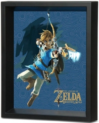 Sélection de Cadres 3D en Promo - Exemple : Cadre 3D - Zelda Breath of The Wild (25x20cm)