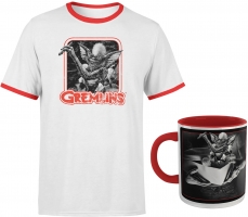 T-Shirt Gremlins (au choix) + Tasse ou dessous de verre
