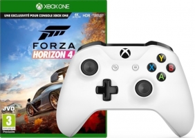 Manette pour Xbox One / PC (Blanche) + Forza Horizon 4
