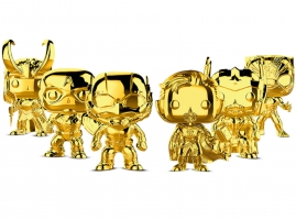 Pack de 6 Funko Pop Marvel Dorées 