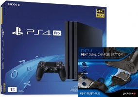 Console PS4 Pro - 1To + Double Station de Recharge