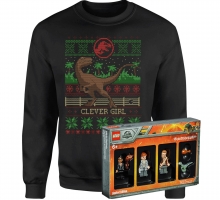 Pull de noël Jurassic Park + Coffret Lego Edition Limitée 